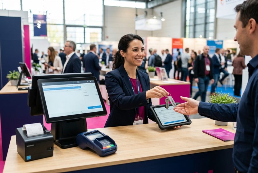 Noleggio registratori di cassa e POS per fiere ed eventi